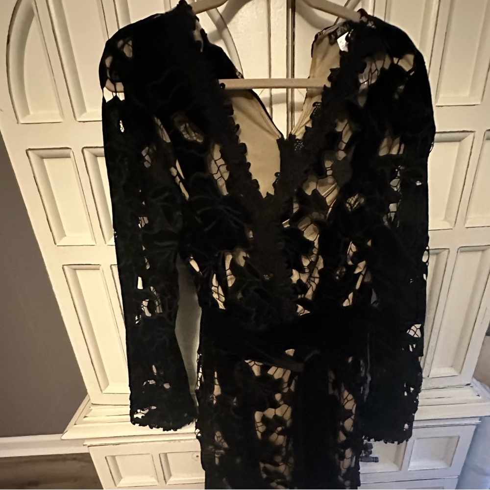 Black Velvet Dress size 18